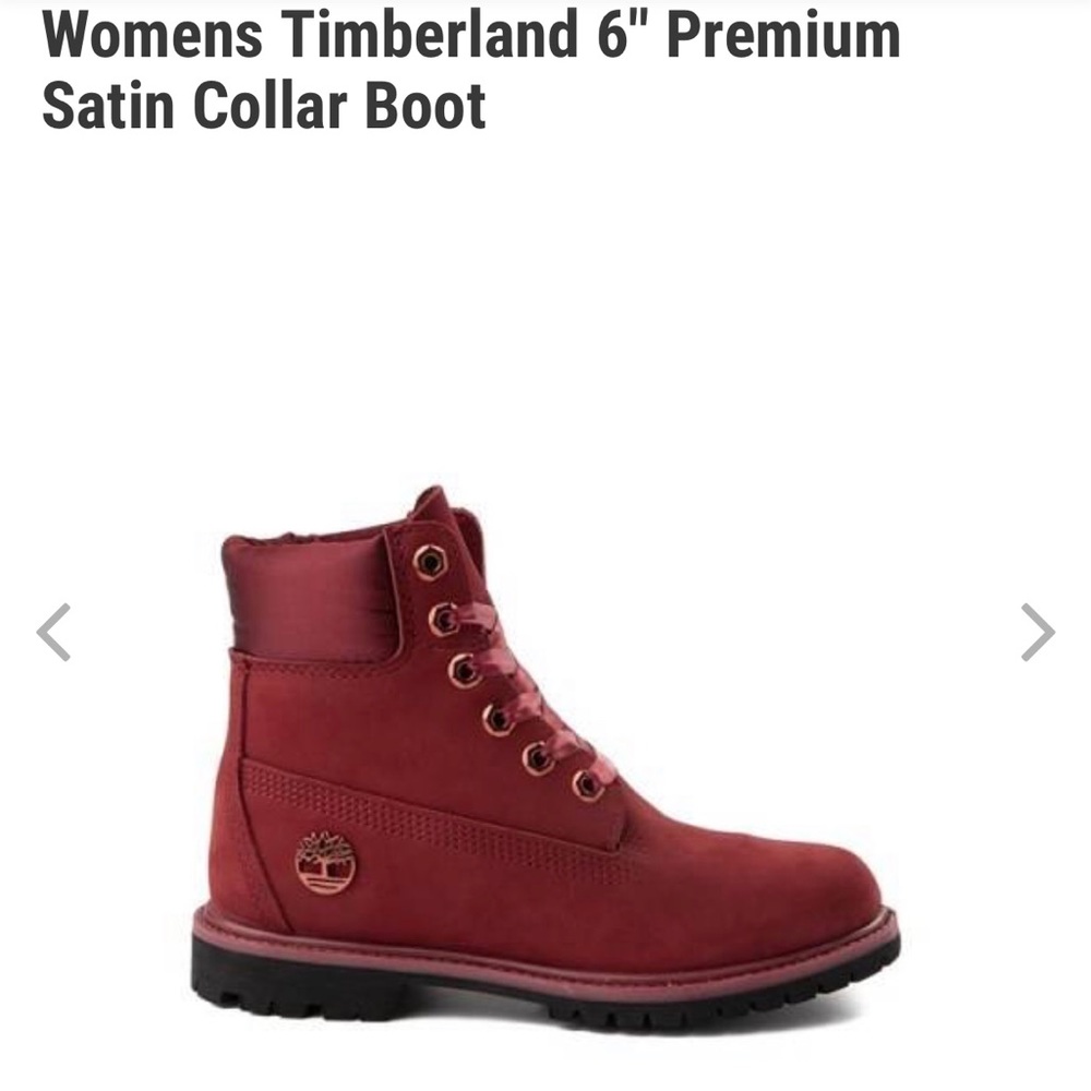 Maroon Timberlands